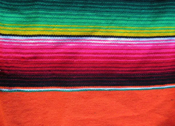 Serape blanket Fiesta Traditional Mexican handwoven rug poncho from mexico cinco de mayo stock, photo, photograph, image, picture, — Stock Photo, Image