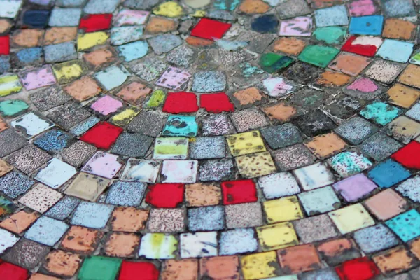Mosaico telhas em círculos — Fotografia de Stock