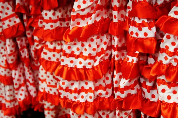 Flamenko elbiseler — Stok fotoğraf