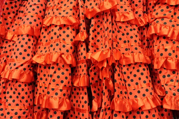 Flamenco dresses — Stock Photo, Image
