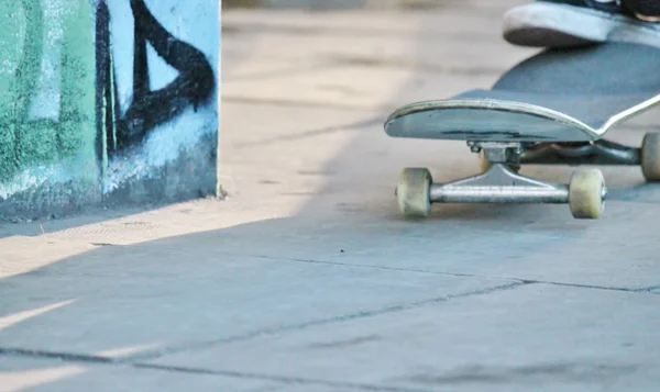 Skateboard at skate park — Stock Photo, Image