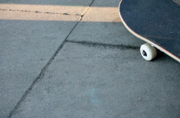 Skateboard zblízka s kopií prostor — Stock fotografie