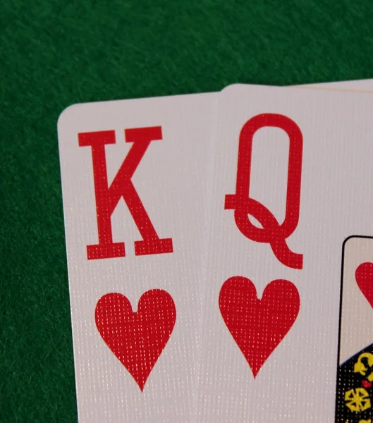 King Queen of hearts - Stock Image