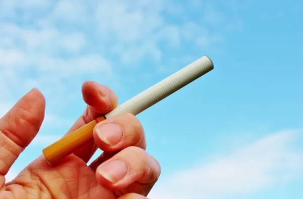 Sigaretta elettronica a batteria vapore ecigarettes — Foto Stock