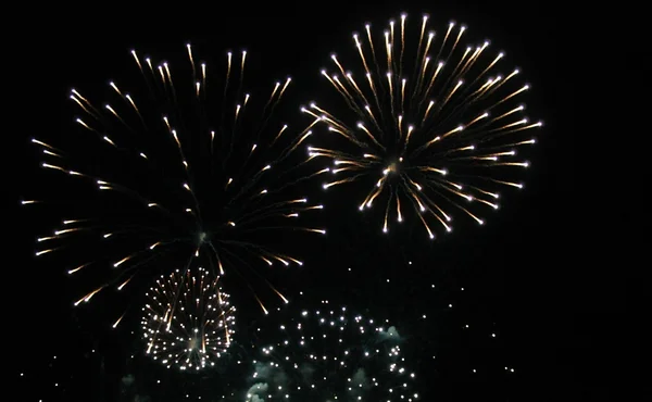 Fuegos artificiales exhibición evento fondo celebrar — Foto de Stock