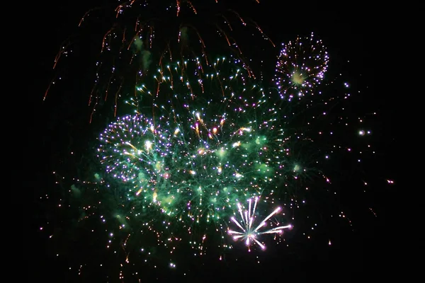 Fireworks display händelse bakgrund fira — Stockfoto