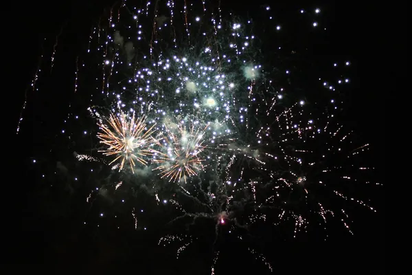 Fuochi d'artificio spettacolo evento sfondo celebrare — Foto Stock
