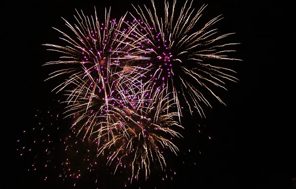 Fireworks display händelse bakgrund fira — Stockfoto