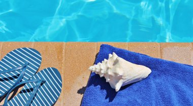 havuz kenarında tatil tatil doğal