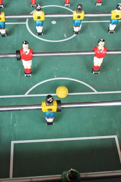 Football Brésil chemises Plateau Foosball football en couleurs de l'équipe — Photo