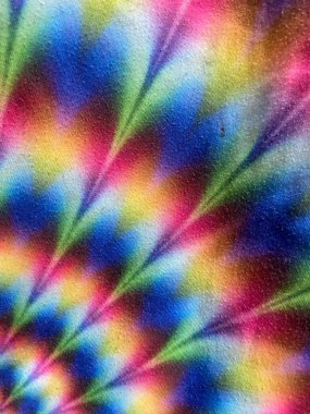 Boya yeşili arkaplan, yarım daire şeklinde boya deseni, yeşilden beyaz boya kumaşına dönüşüyor.