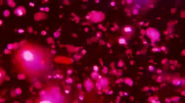 mor leylak rengi Soyut Hareket Bokeh arkaplan parlayan parçacıklar. Bokeh 'le parıldayan parçacıklar. Popüler, modern, noel, yeni yıl, bayram, düğün geçmişi