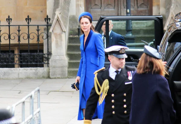 Londra Regno Unito 2022 Kate Middleton Principe William Arrivano Alla — Foto Stock