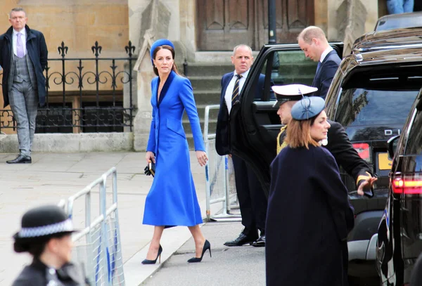 Londra Ngiltere 2022 Kate Middleton Prens William Westminster Abbey Londra — Stok fotoğraf