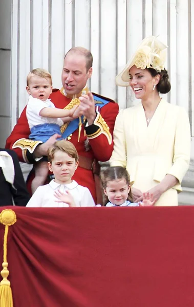 London 8June 2019 Prince Louis William Charles Kate Middleton Princess — 스톡 사진