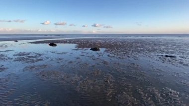 Hastings, East Sussex, UK, June 13, 2022. Footage of the beach of pebbles landscape
