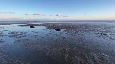 Hastings, East Sussex, UK, June 13, 2022. Footage of the beach of pebbles landscape