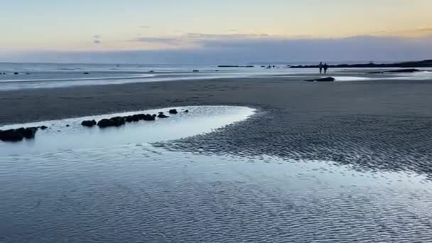 Hastings East Sussex June 2022 Footage Beach Pebbles Landscape — Stok video