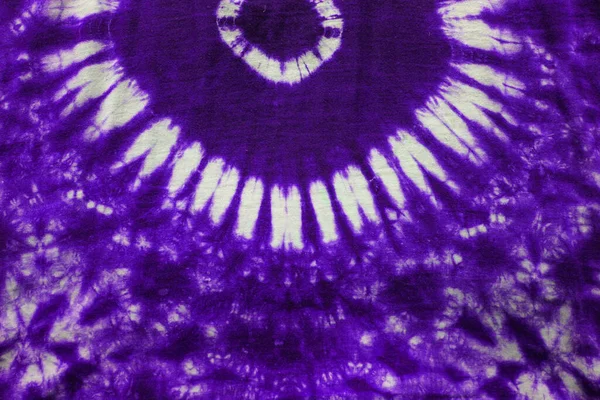 Violet Purple Tie Dye Spiral Shibori Watercolor Hand Painted Colorful — Stock Photo, Image