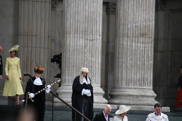 Londra, İngiltere. 3 Haziran 2022 Prens William Düşes Catherine, Prens Charles ve Camilla St Pauls Katedrali 'nde düzenlenen Ulusal Şükran Günü Seremonisi' ne katılacaklar.