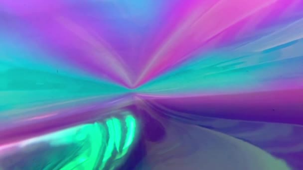 네온그린 신시사이저의 Luminous Light Hologram Irielding Background Sci Distictivic Synth — 비디오