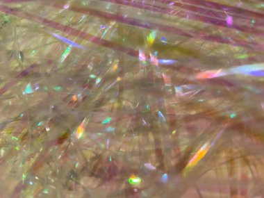 Neon Sparkles. Pembe yeşil Holografik Konfeti. Doğum günü arkaplanı. Gerçeküstü folyo. Disko Flyer. Retro Gerçekçi Duvar Kağıdı. Mavi Parlak Efekt. Violet Neon Parıltısı