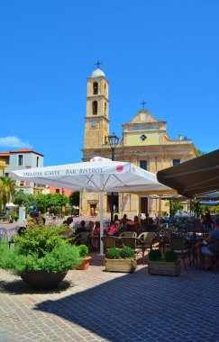 Eski Chania kasabasının mimarisi, Katedral manzarası, Girit adası, Yunanistan