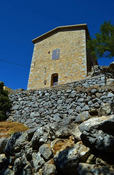 ギリシャのクレタ島のオマロスにある聖パンテレモン教会 — ストック写真