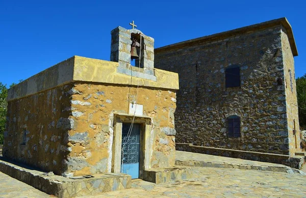 Igreja Panteleimon Omalos Creta Grécia — Fotografia de Stock