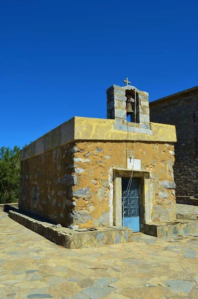 Kyrkan Panteleimon Omalos Kreta Grekland — Stockfoto