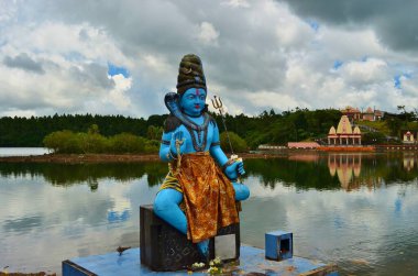 Mauritius 'taki Ganga Talao Hindu Tapınağı Kompleksi