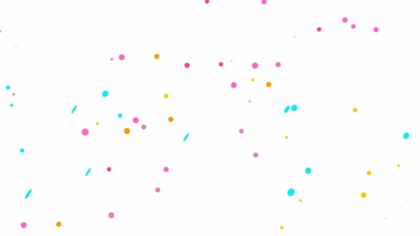 Animated Color Circle Confetti Falling Spinning Looped Video Vector  Illustration — Stock Video © ttjanka #573788344