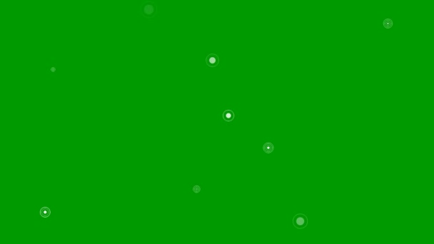 Animated Green Abstract Background Point Backdrop Animation Dots Concept Vector — 图库视频影像