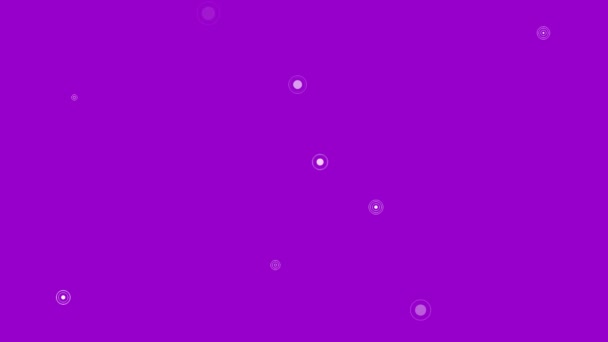 Анімований Фіолетовий Абстрактний Фон Точкою Тло Анімацією Точок Концепція Векторні — стокове відео