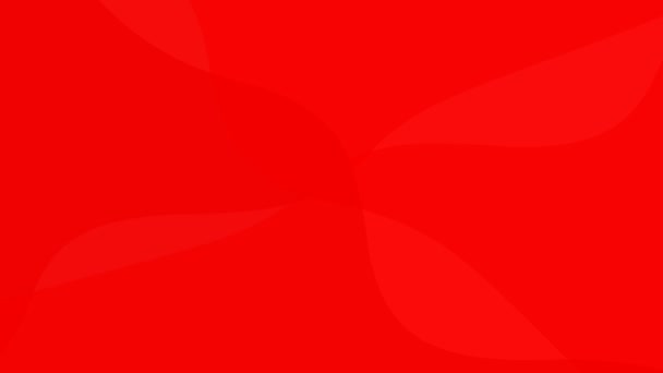 Анимированные Красные Пятна Фона Зацикленное Видео Декоративные Волны Постепенно Меняют — стоковое видео