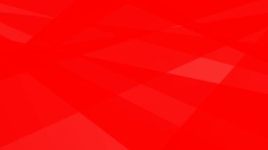 Canlandırılmış soyut geometrik kırmızı arkaplan. Döngülü video. Vektör illüstrasyonu.
