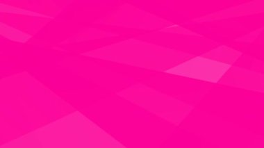 Canlandırılmış soyut geometrik pembe arka plan. Döngülü video. Vektör illüstrasyonu.