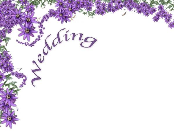 Квиток Passiflora весілля — стокове фото