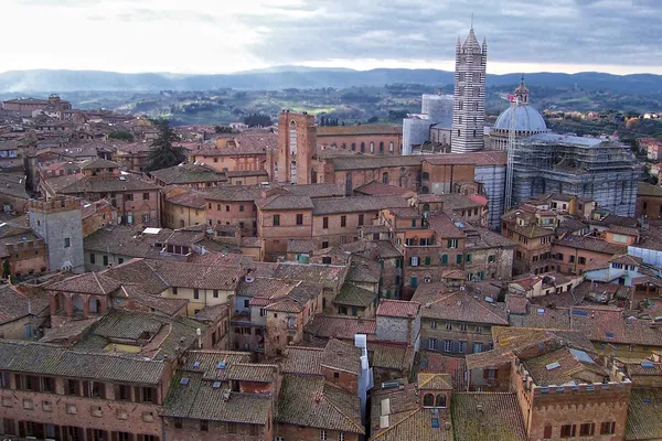 Přehled siena — Stock fotografie