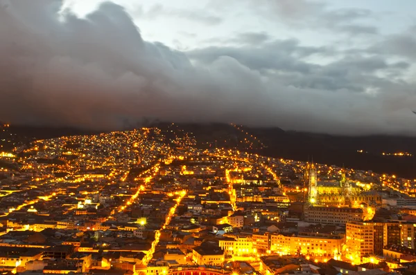 Noche en Quito — Foto de Stock