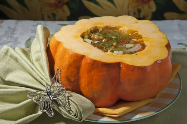 Rustic pumpkin soup — Stock Image Rustic pumpkin soup Royalty Free Stock Images