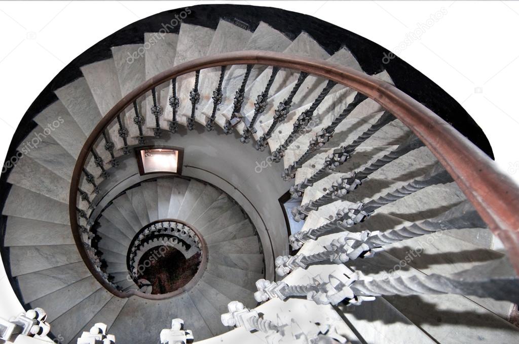 ancient spiral staircase