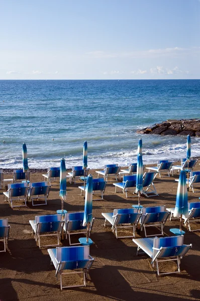 Plaża na brzasku ranny — Zdjęcie stockowe