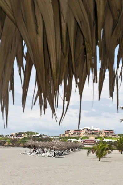Strand van monpiche in ecuador — Stockfoto