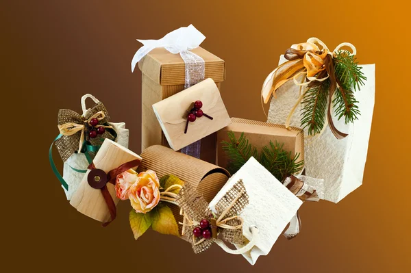Vánoční balíčky 2 — Stock fotografie