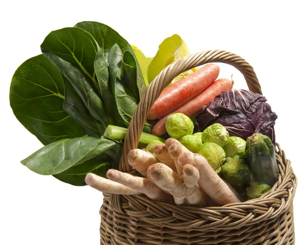 Cesta de verduras — Foto de Stock