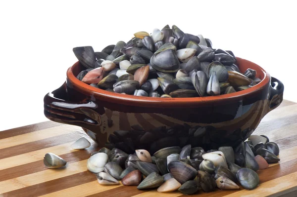 Bowl of clams — Stock Photo, Image