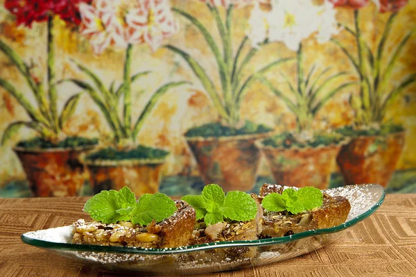 Bolo de castanha — Fotografia de Stock