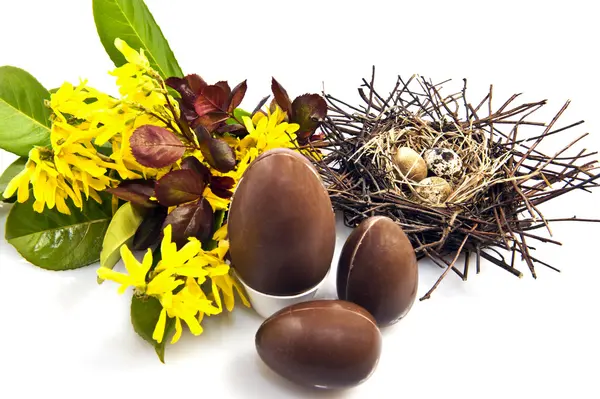 Chocolate eggs — Stock Photo, Image