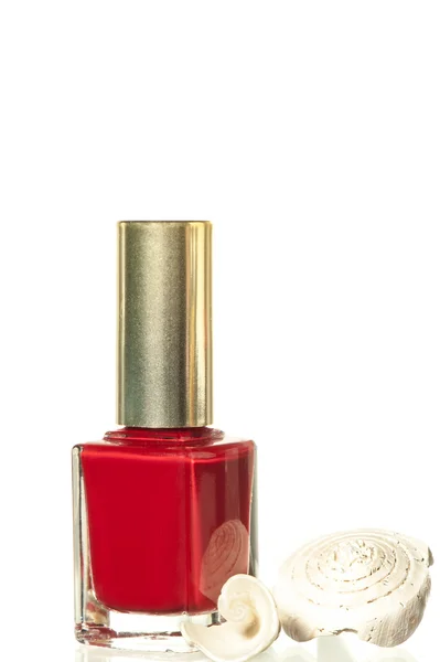 Red nail polish — Stock Photo, Image